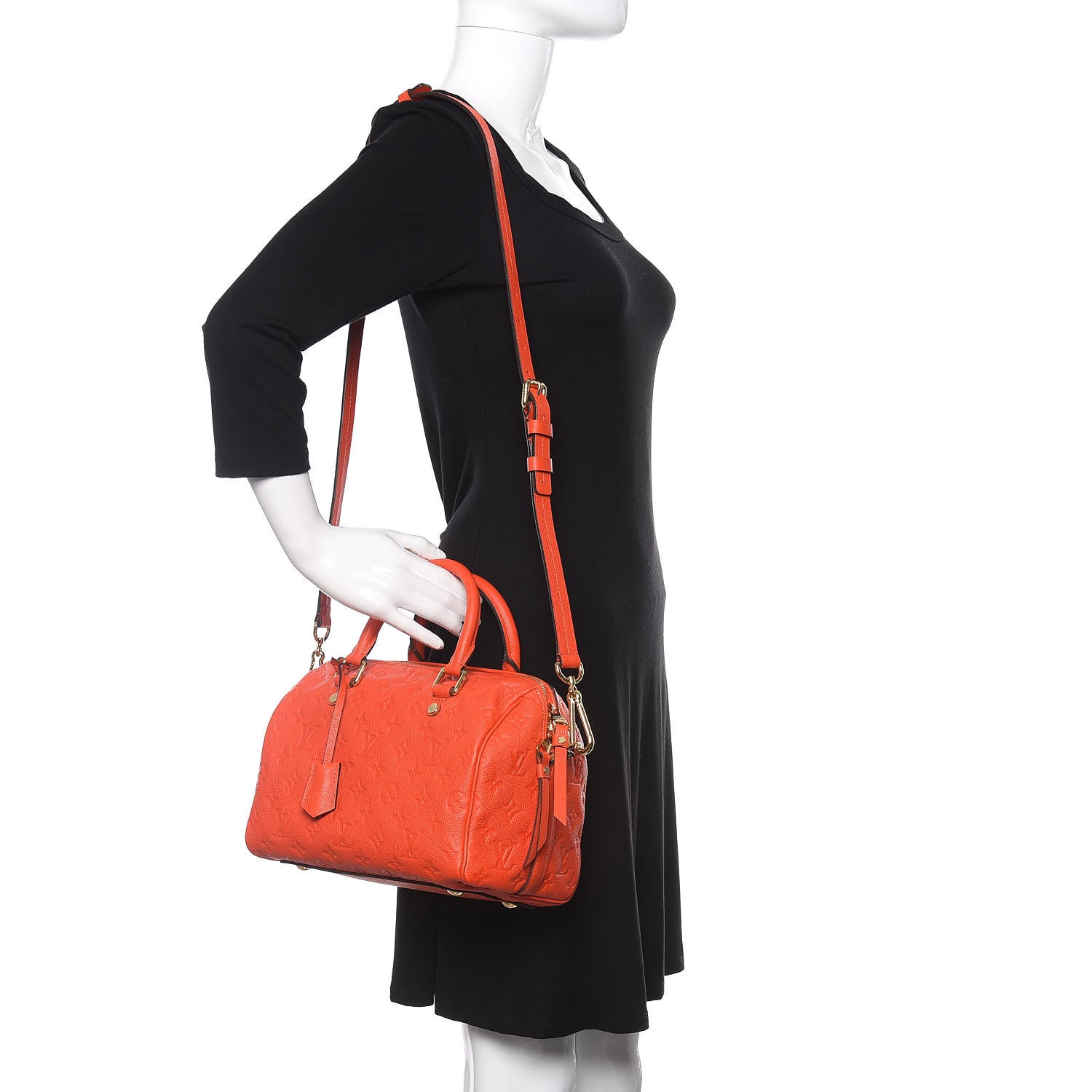 Louis Vuitton Empreinte Speedy Bandouliere 25 Abricot 2 of 12