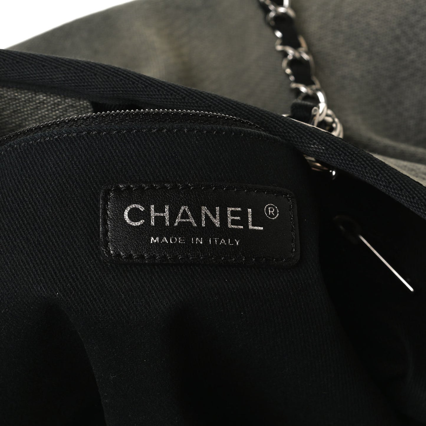 Canvas Small Deauville Tote Grey