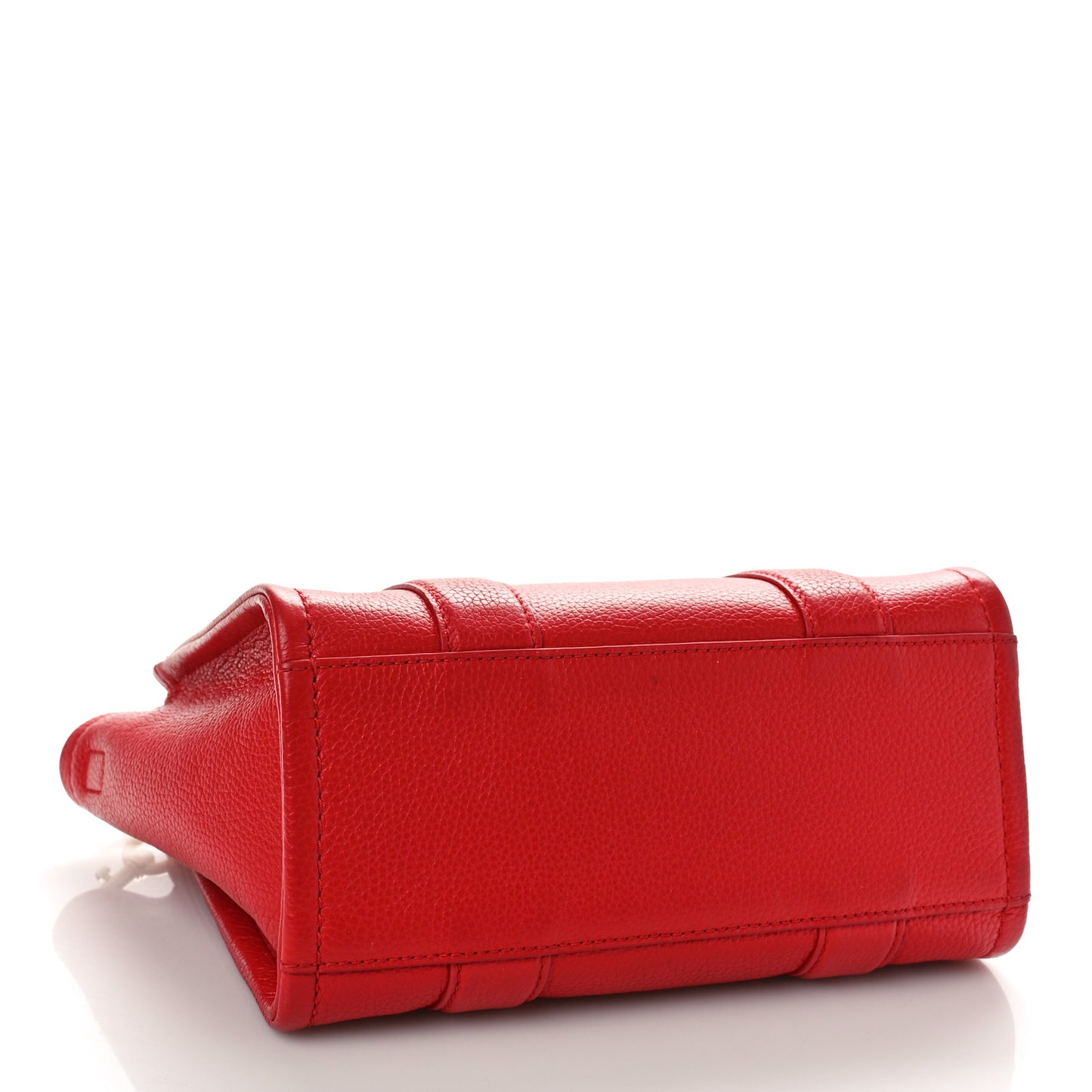 Grained Calfskin Small The Tote Bag True Red