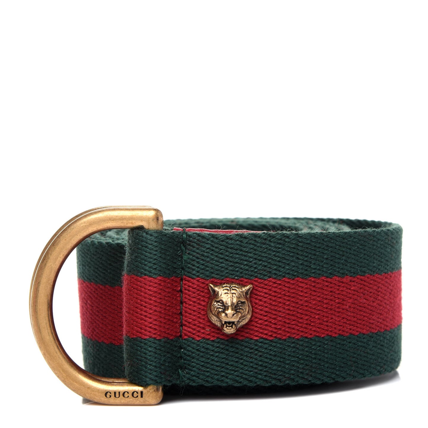 Web Feline D Ring Belt 90 36 Red Green