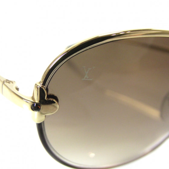 Louis Vuitton Mimosa Sunglasses Brown Glitter 7 of 8