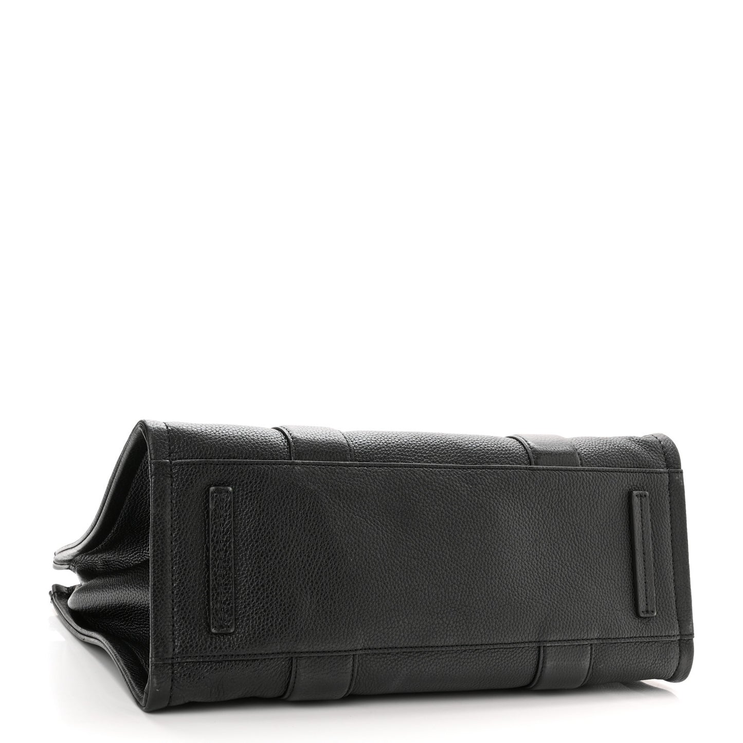 Grained Calfskin Large The Tote Bag Black