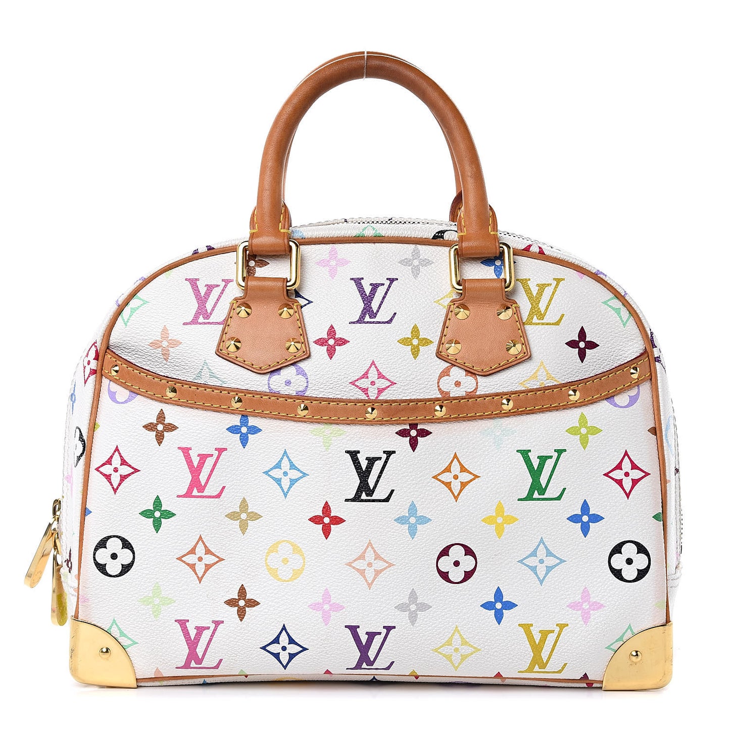 Monogram Multicolor Trouville White