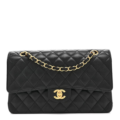 Chanel Caviar Quilted Medium Double Flap Black 1 of 10