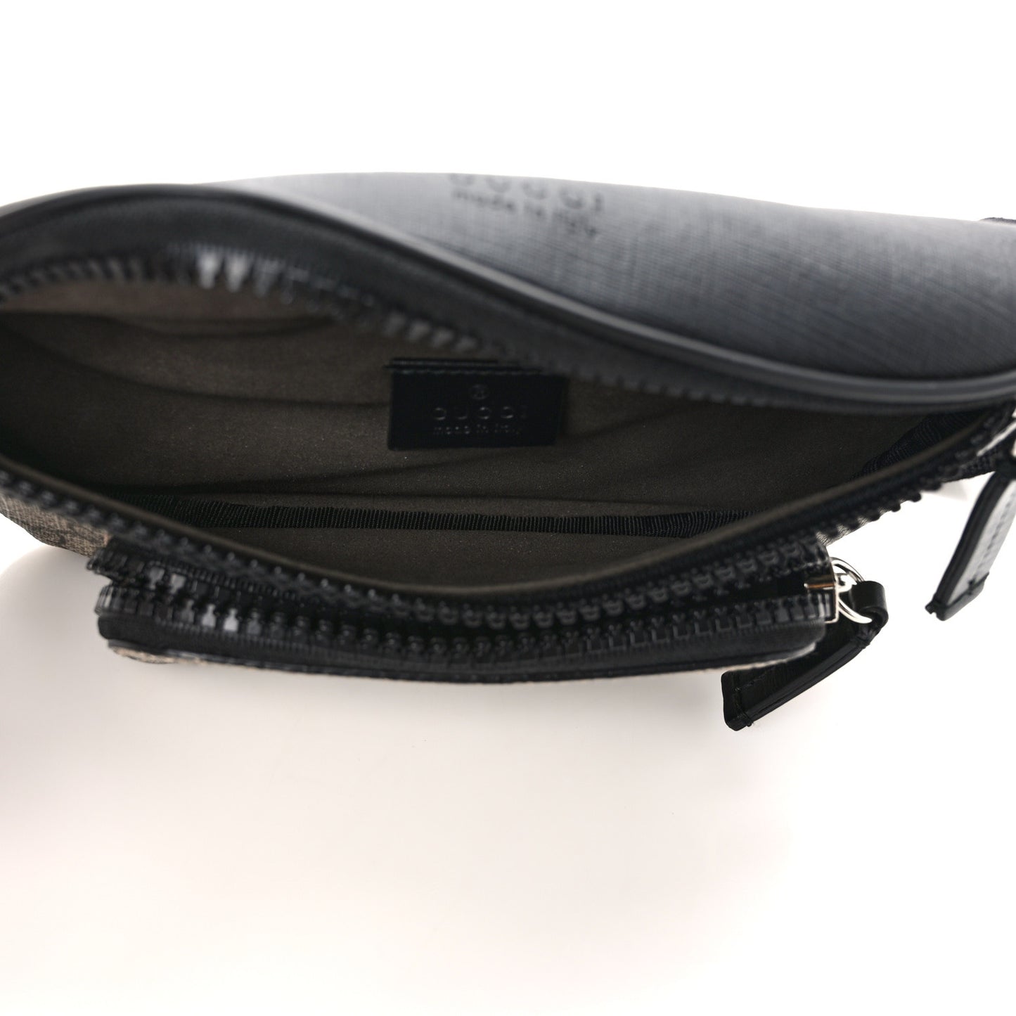 GG Supreme Monogram Belt Bag Black