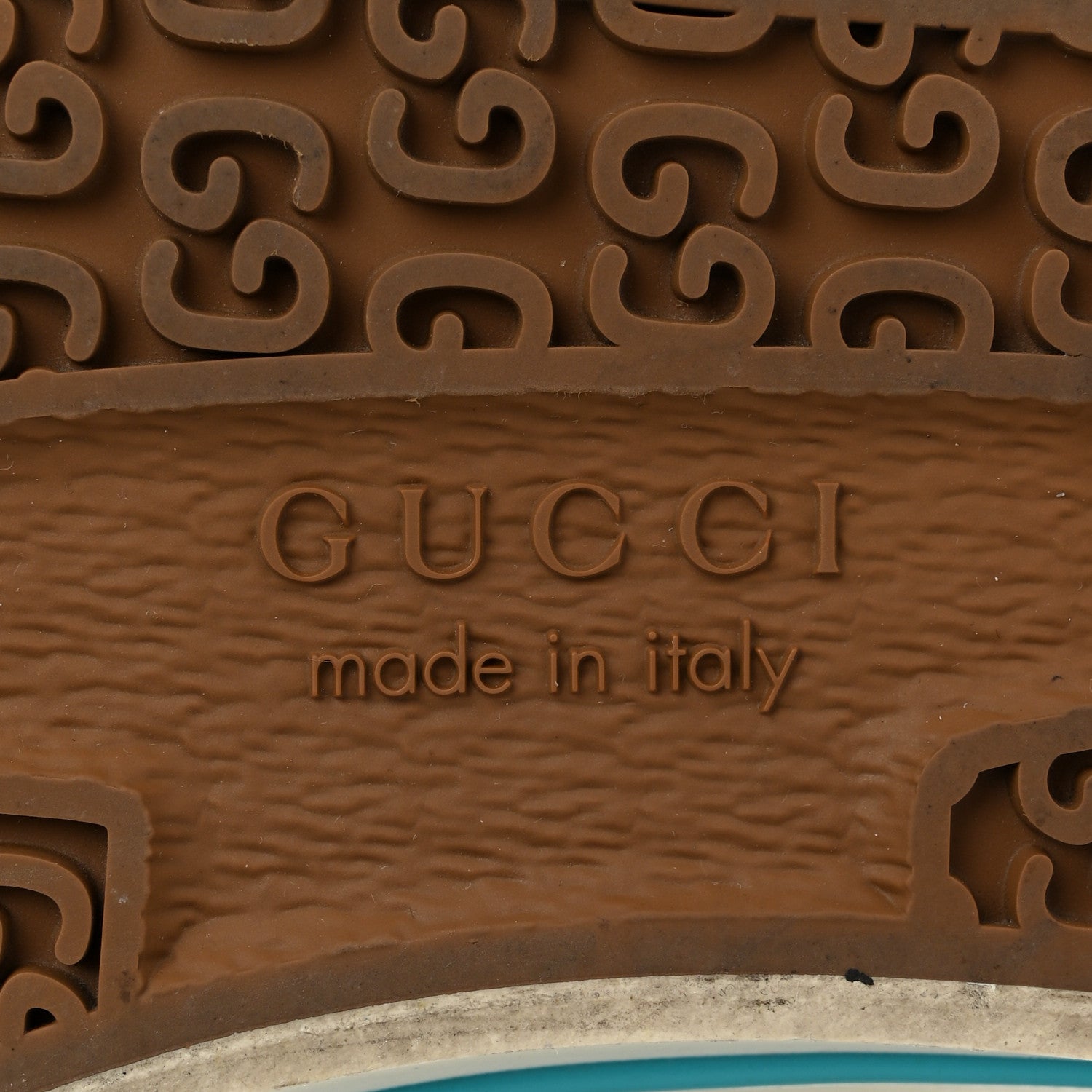 Gucci Monogram Multicolor Web Womens 1977 Tennis High Top Sneakers 36.5 Light Blue Mystic White Tangerine Pink Yellow Green Red 7 of 12