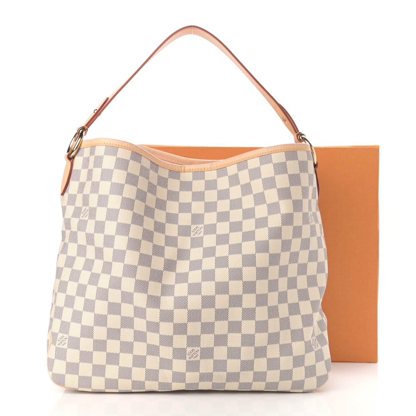 Damier Azur Delightful MM Rose Ballerine