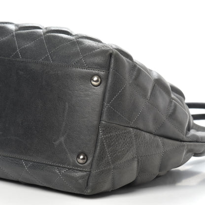 Chanel Calfskin Small Sloane Square Tote Black 10 of 16