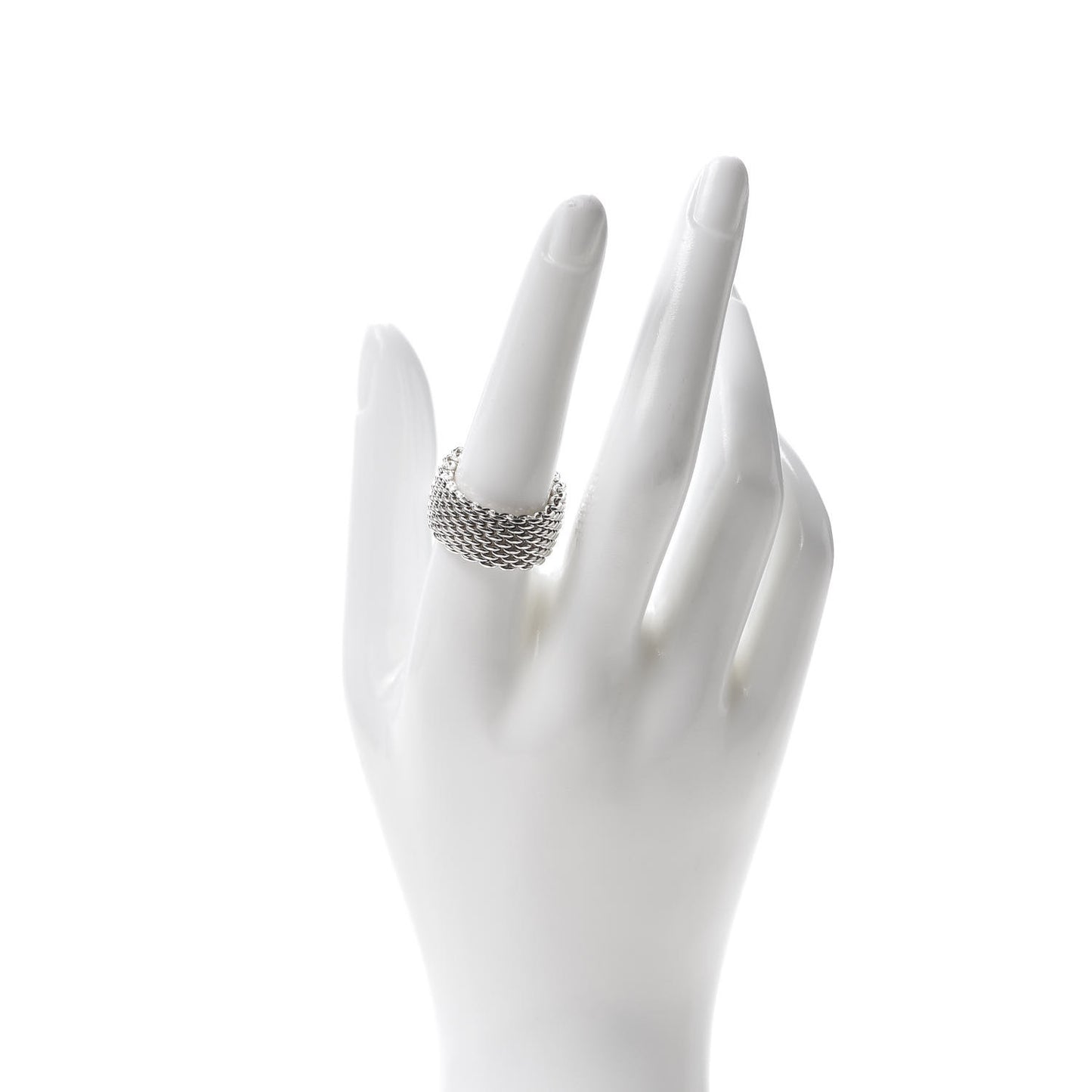 Sterling Silver Somerset Mesh Ring 57 8