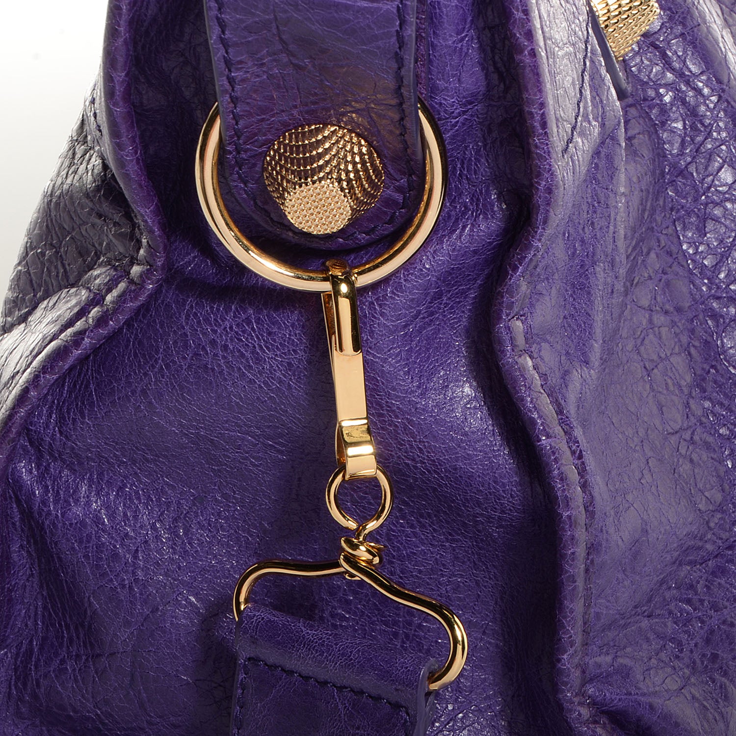 Balenciaga Agneau Giant 21 Gold Hardware City Dark Violet 12 of 13
