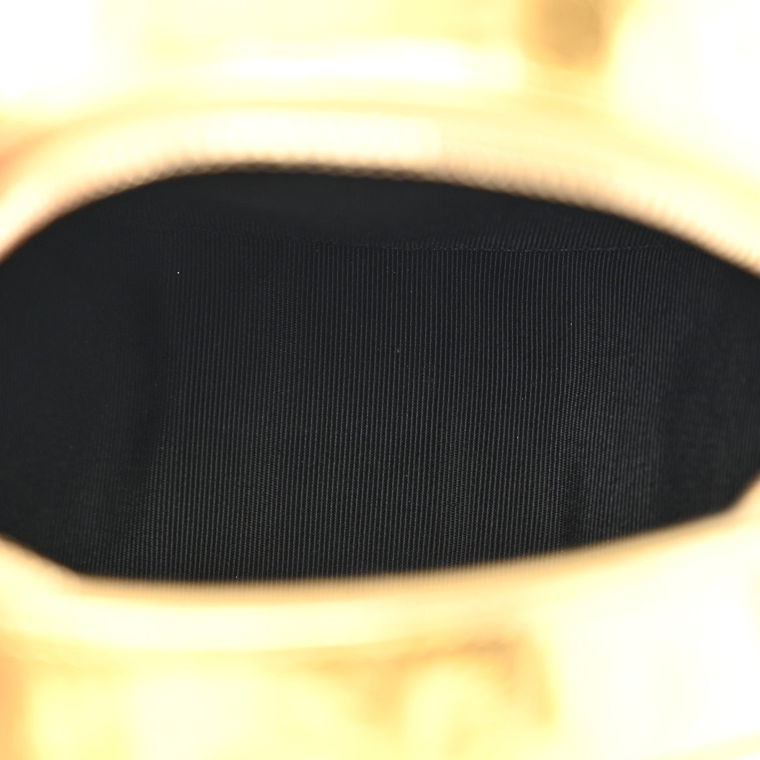 Chanel Metallic Calfskin Crocodile Embossed Cocodile Round Clutch with Chain Gold 5 of 12