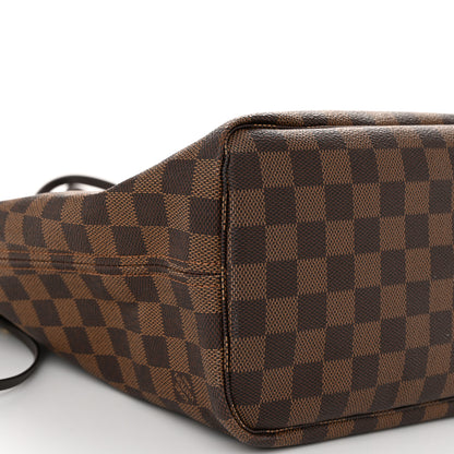 Louis Vuitton Damier Ebene Neo Neverfull MM Rose Ballerine 9 of 10