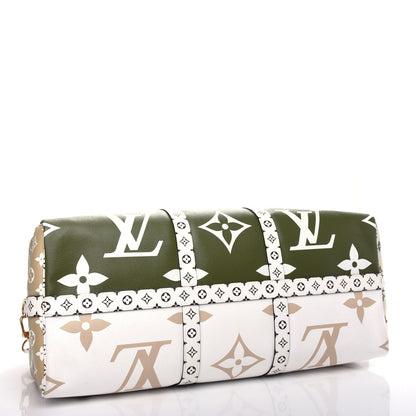 Louis Vuitton Monogram Giant Keepall Bandouliere 50 Kaki Beige 3 of 8