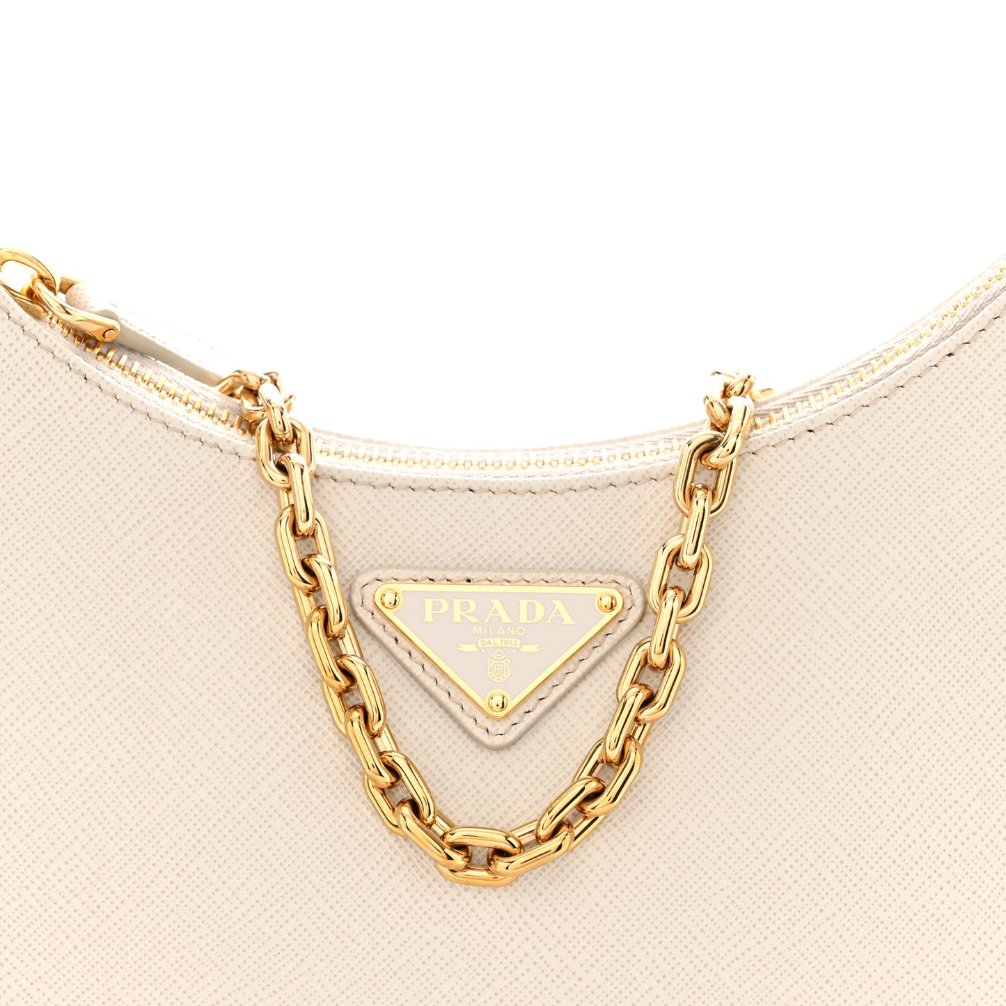 Saffiano Re-Edition 2005 Shoulder Bag White