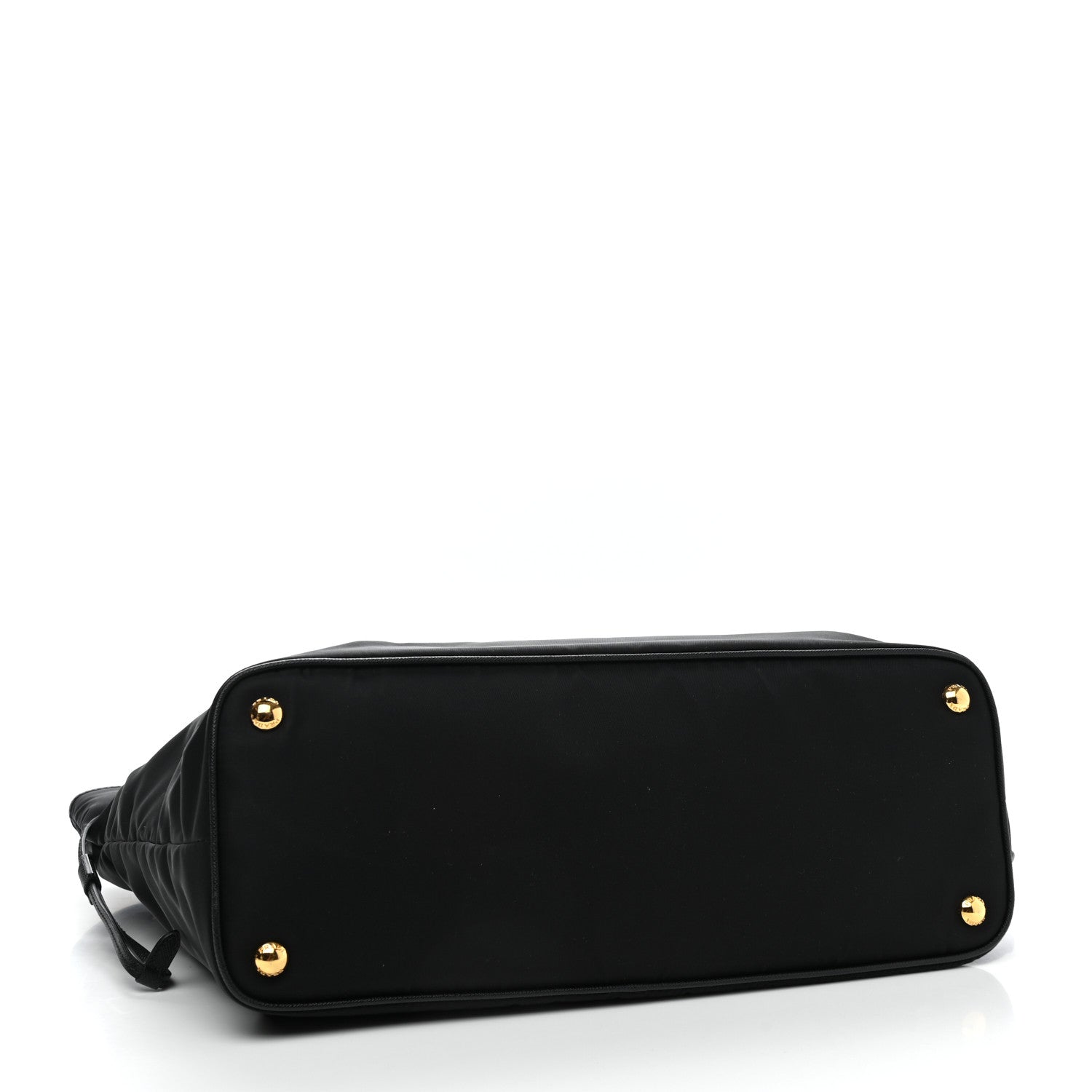 Prada Tessuto Nylon Saffiano Tote Black 3 of 9