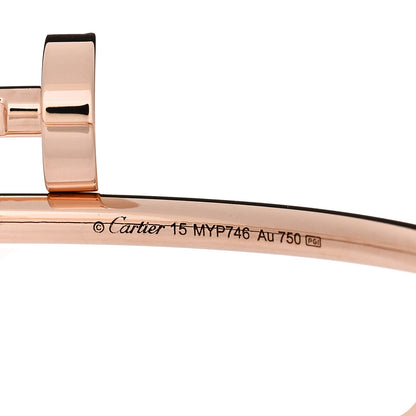 Cartier 18K Pink Gold Small Juste Un Clou Bracelet 15 3 of 4