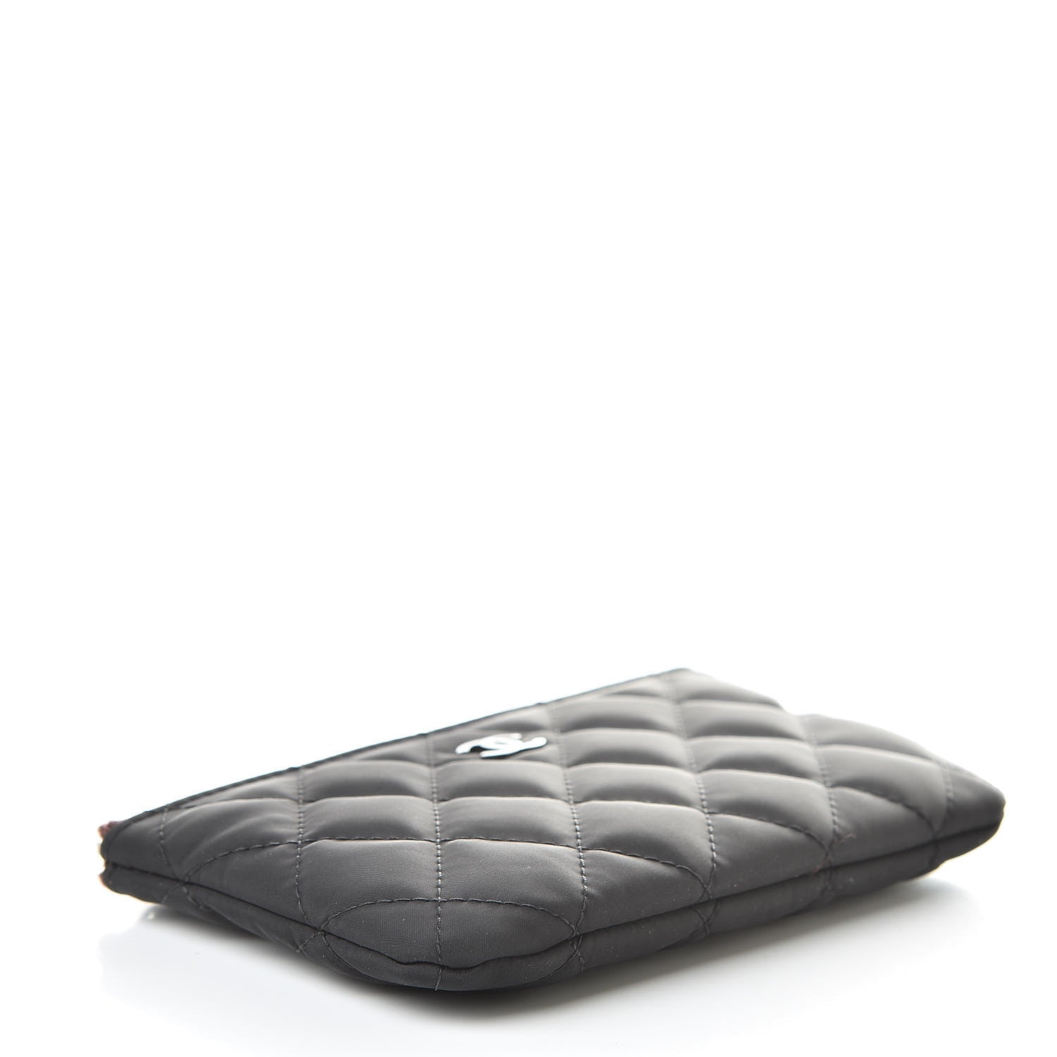 Chanel Nylon Quilted Small Cosmetic Case Black 4 of 8