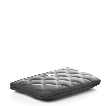 Chanel Nylon Quilted Small Cosmetic Case Black 4 of 8