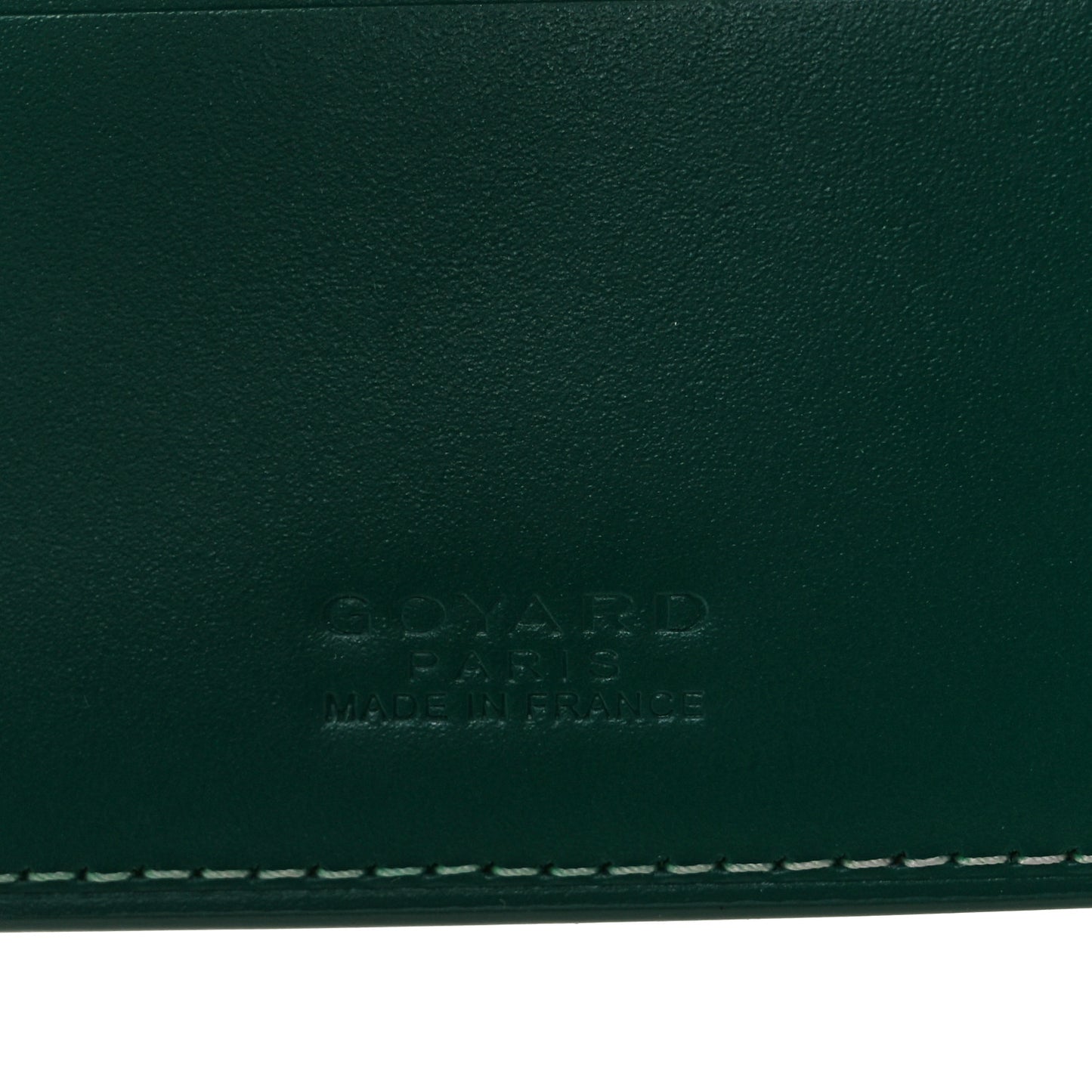 Goyardine Bifold Victoire Wallet Green