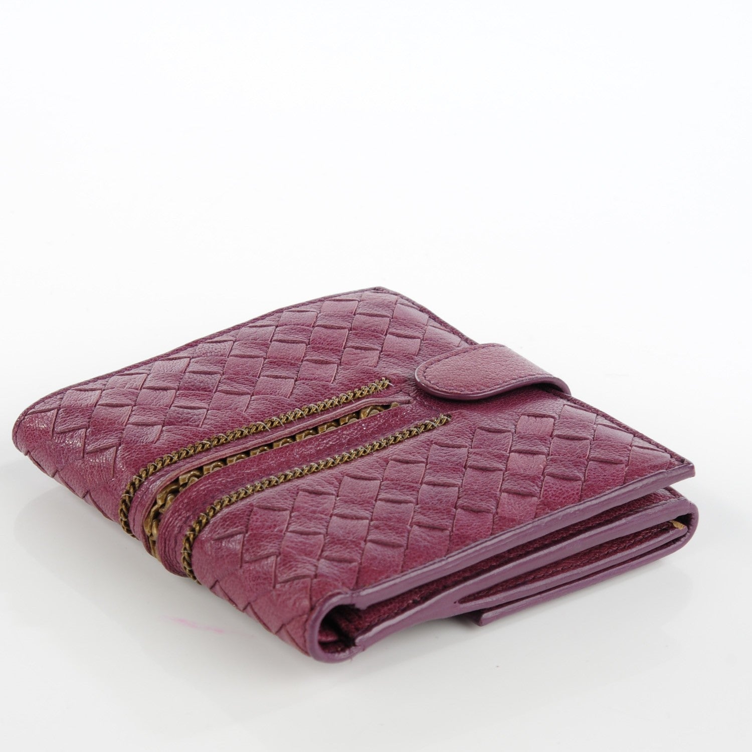 Bottega Veneta Chevre Intrecciato Bi-Fold Wallet Purple 4 of 7