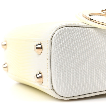 Christian Dior Lizard Micro Lady Dior Yellow Multicolor 10 of 11