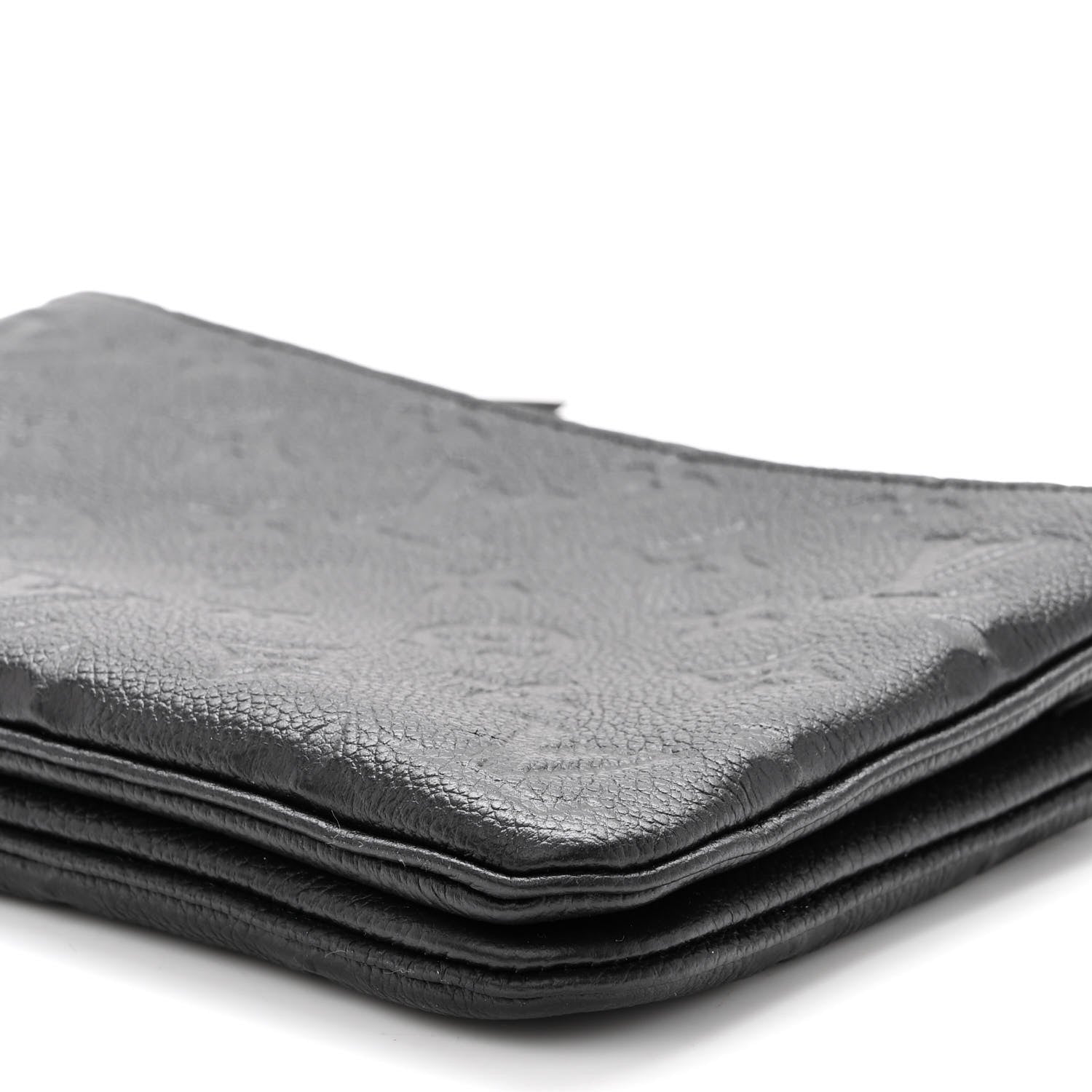 Louis Vuitton Empreinte Double Zip Pochette Black 11 of 11