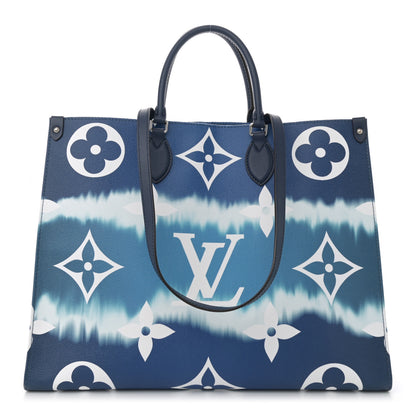 Louis Vuitton Monogram Escale Onthego GM Blue 1 of 10