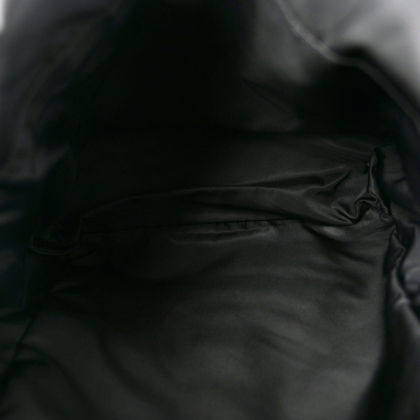 Calfskin Coated Canvas Vulcano Backpack Black