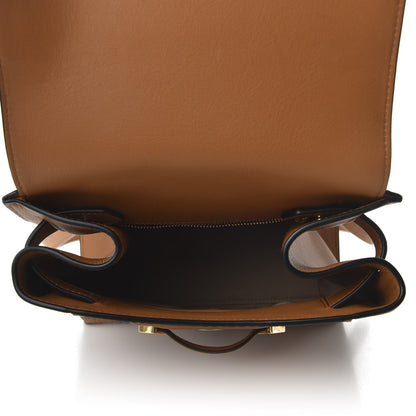 MCM Calfskin Essential Visetos Small Backpack Cognac 6 of 8