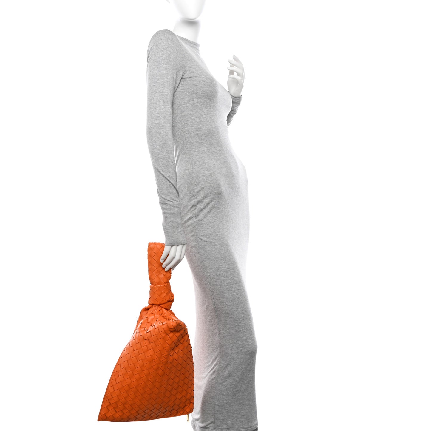 Nappa Intrecciato BV Twist Orange