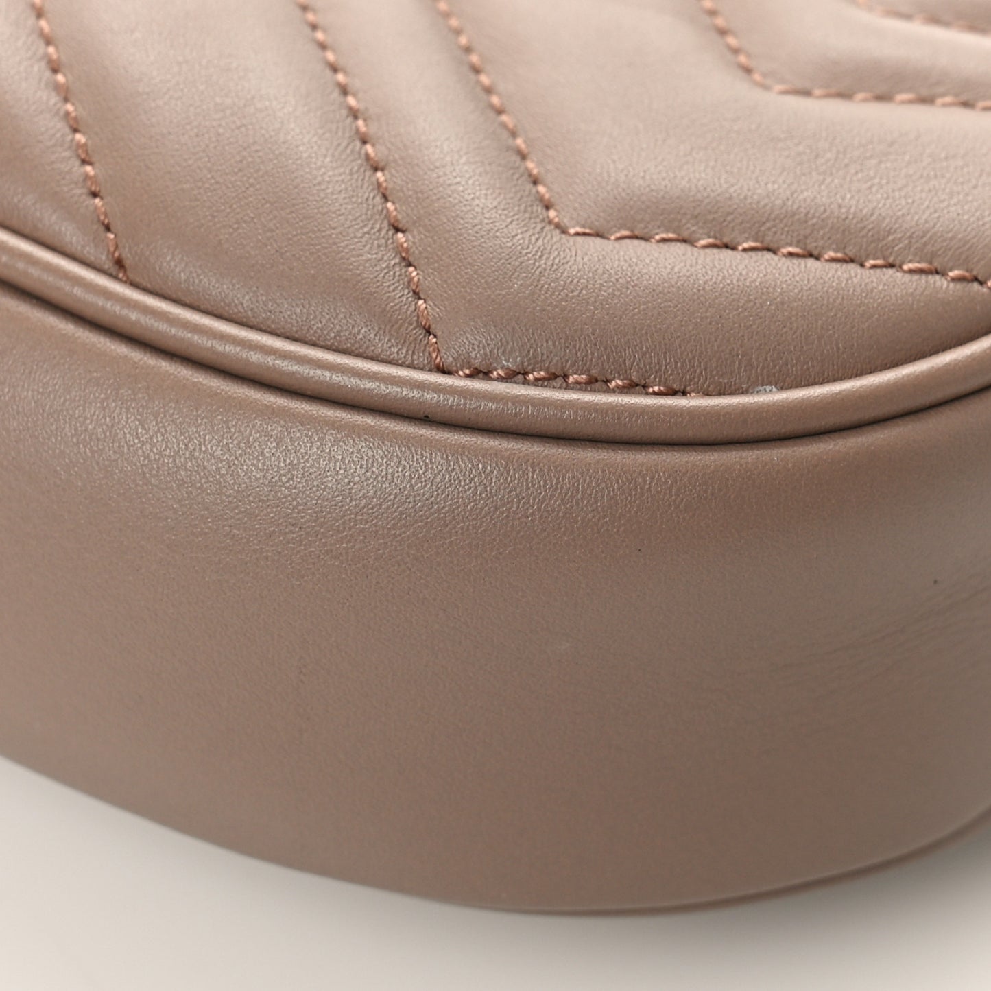 Calfskin Matelasse GG Marmont Belt Bag 95 38 Porcelain Rose