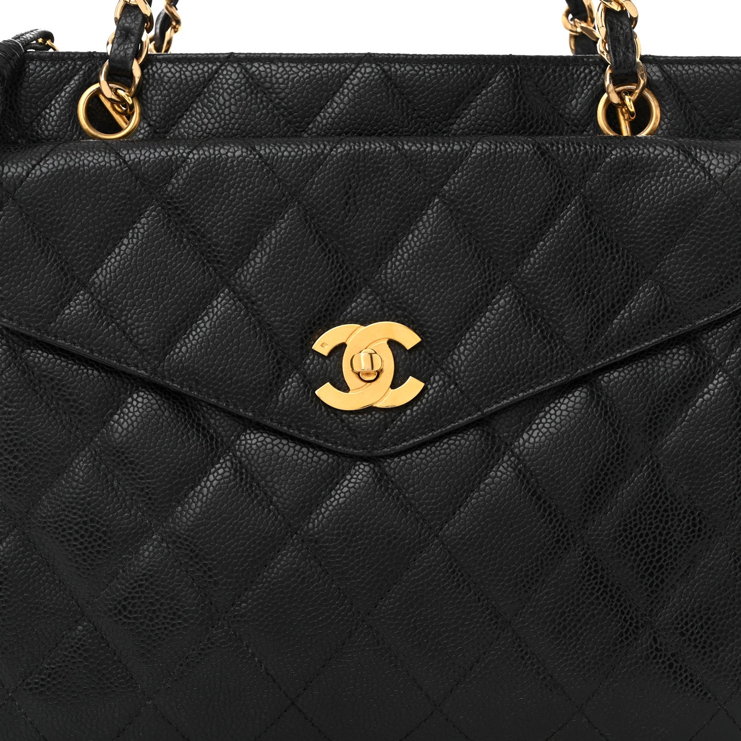 Chanel Caviar Quilted Flap Shoulder Bag Black 8 of 10
