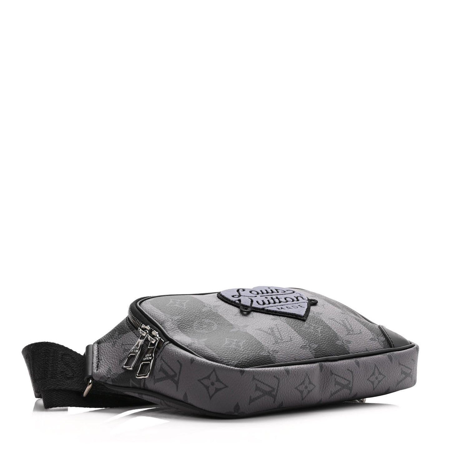 X NIGO Monogram Eclipse Stripes LV Heart Modular Sling Bag
