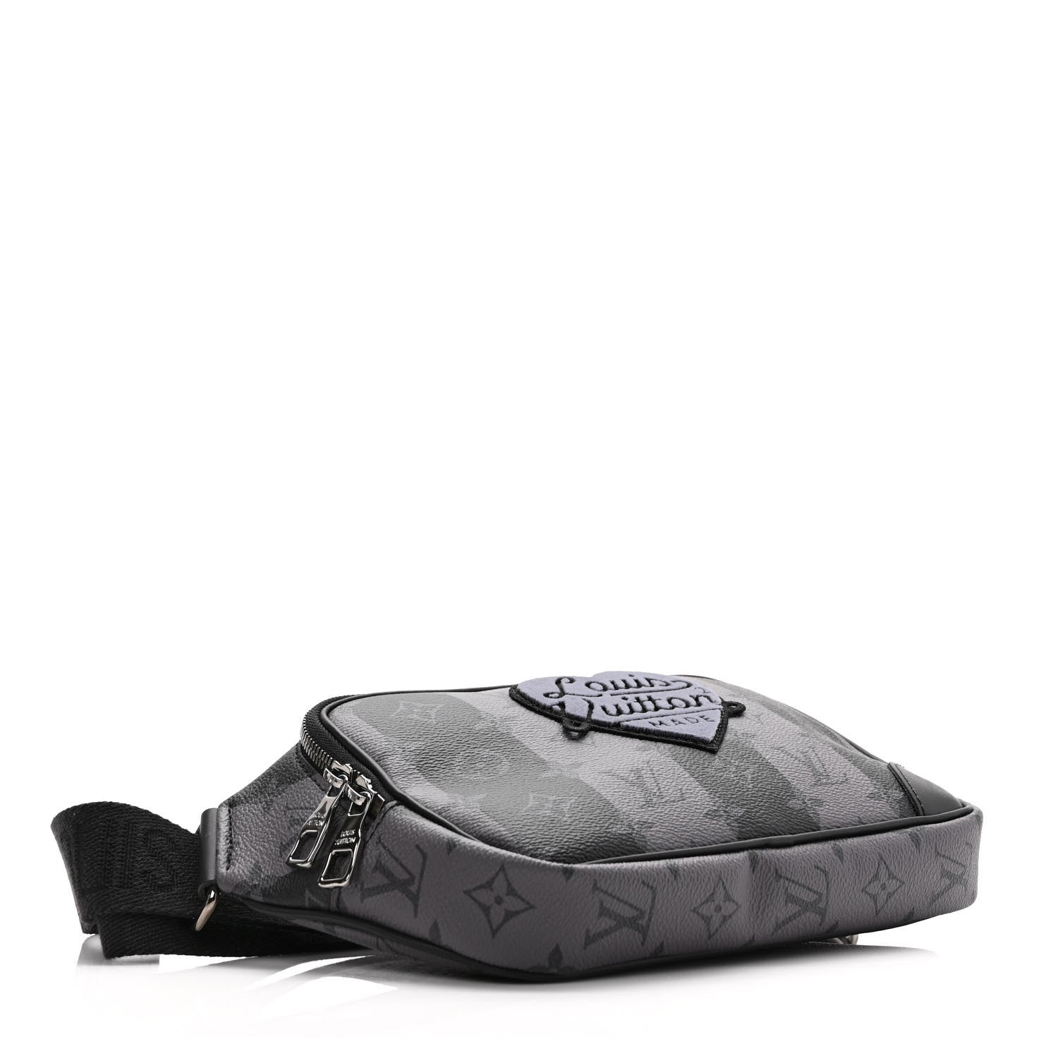 Louis Vuitton X NIGO Monogram Eclipse Stripes LV Heart Modular Sling Bag 4 of 9