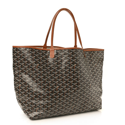 Goyard Goyardine Saint Louis GM Black Gold 4 of 8