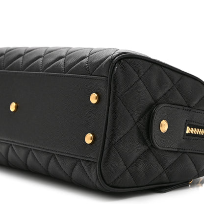 Chanel Caviar Quilted Large Bowling Bag Black 10 of 10