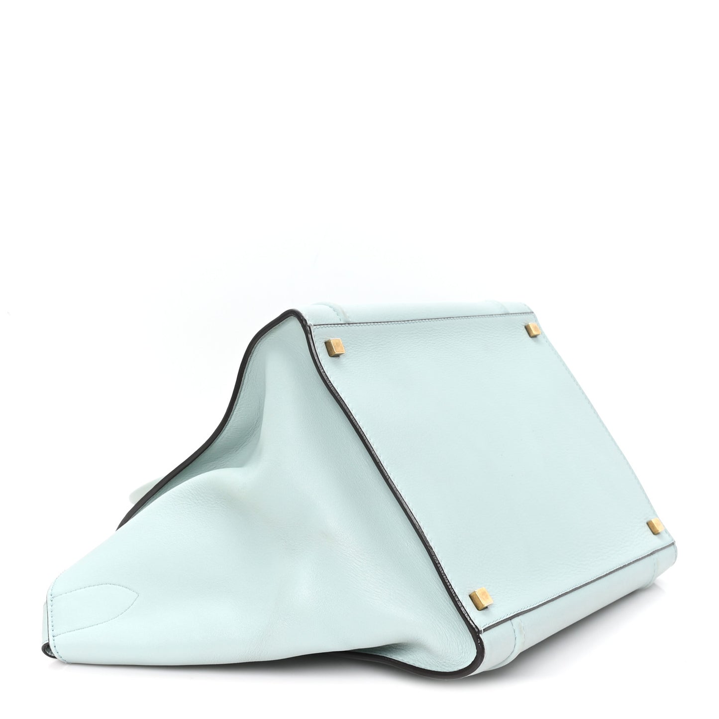 Supple Calfskin Medium Phantom Luggage Glacier