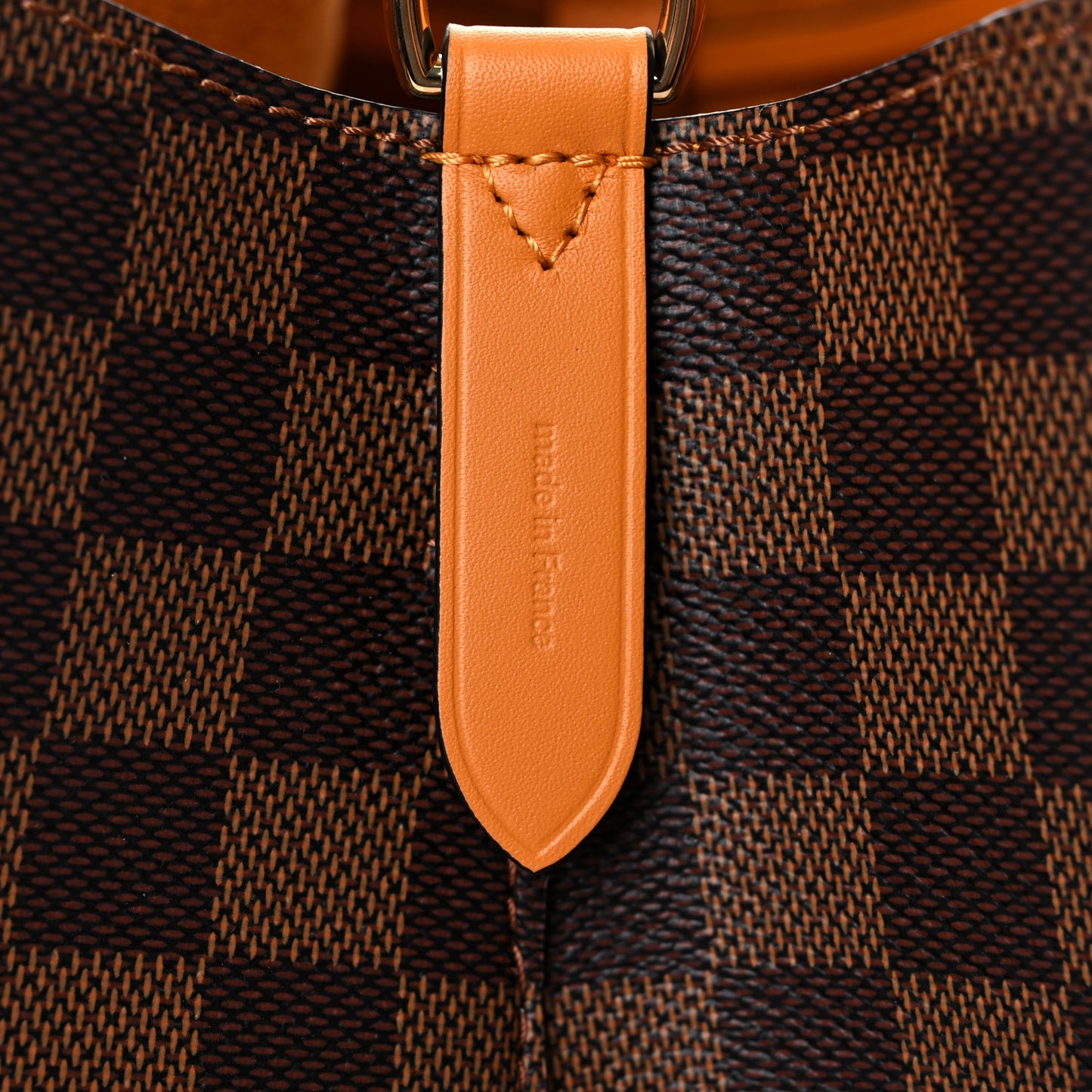 Damier Ebene Neonoe MM Safran