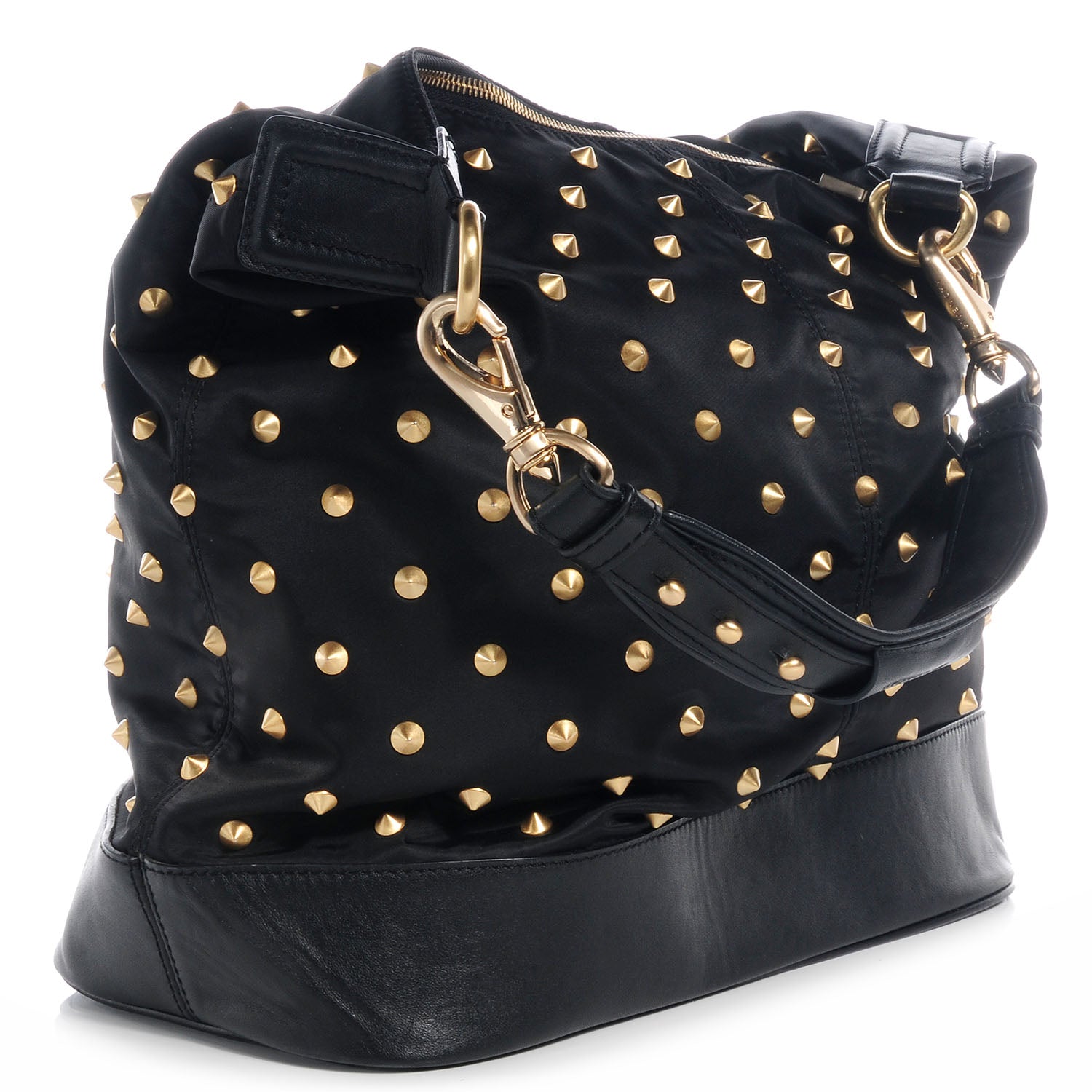 Givenchy Nylon Studded Hobo Black 3 of 7