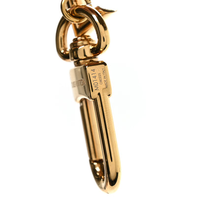 Louis Vuitton Brass Monogram Blooming Flowers Bag Charm Key Holder  Rose Ballerine 5 of 6