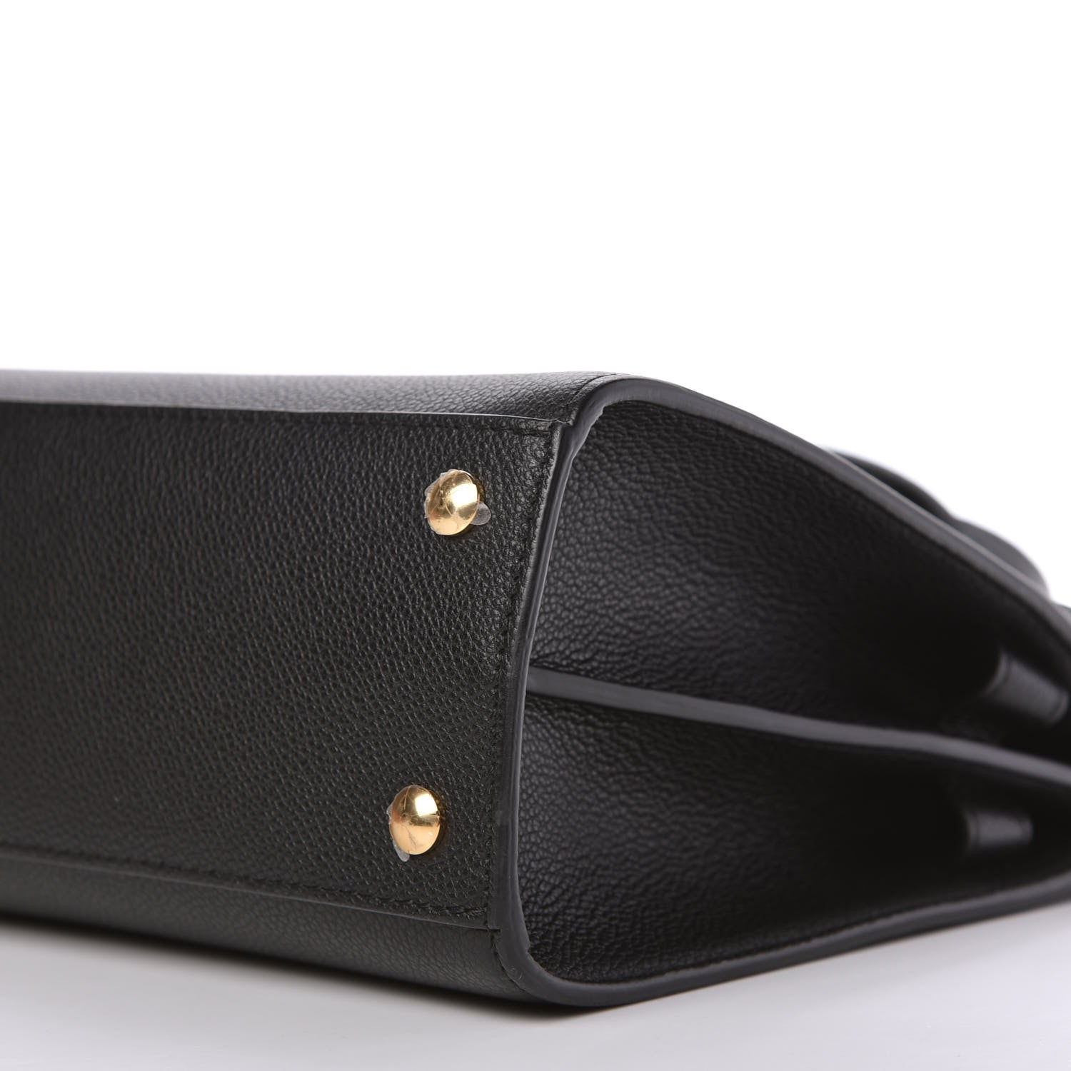 Burberry Grainy Calfskin Small Title Bag Black 7 of 10