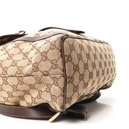 Gucci GG Monogram Flap Backpack Brown 9 of 10