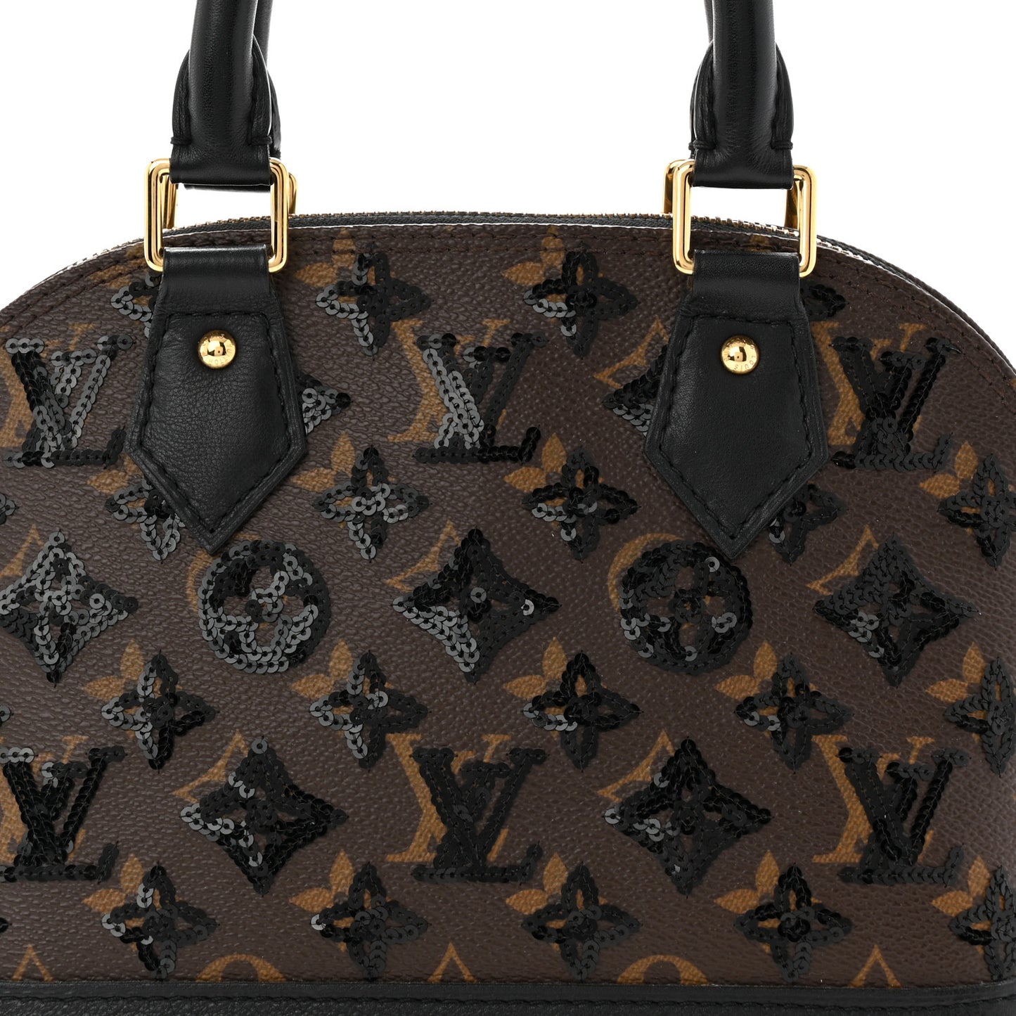 Monogram Sequins Eclipse Alma BB Black