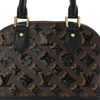 Louis Vuitton Monogram Sequins Eclipse Alma BB Black 7 of 9