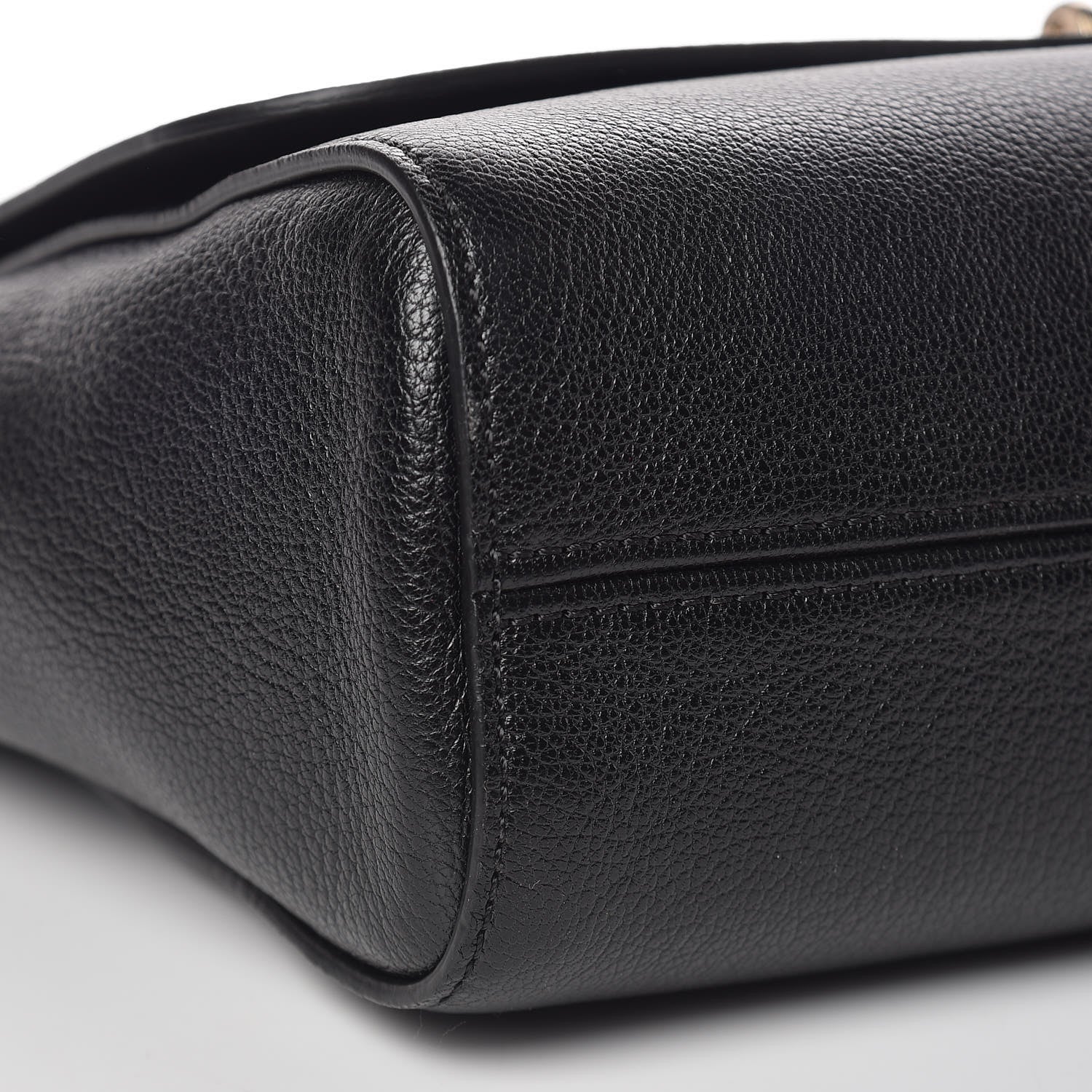 Mulberry Glossy Goatskin Medium Lily Black 8 of 9