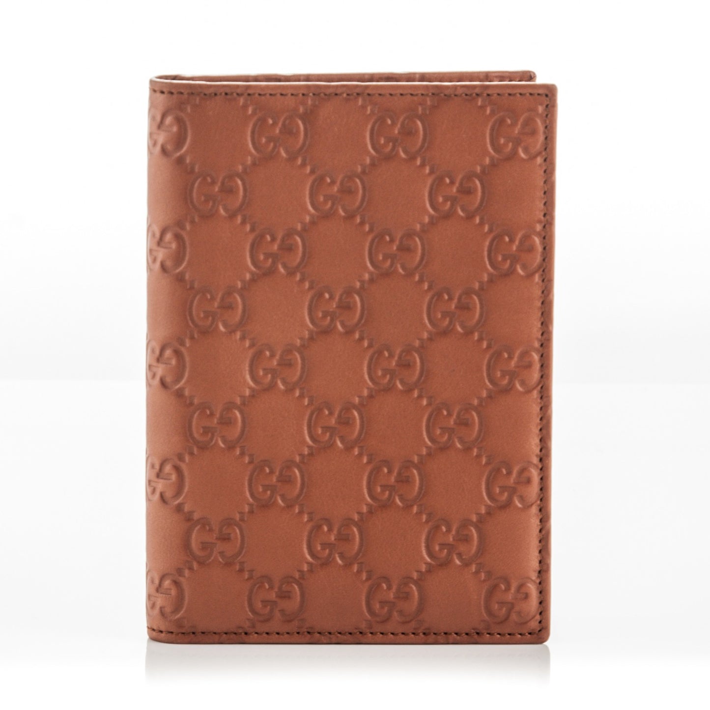 Guccissima Passport Case Saffron