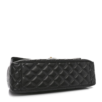 Chanel Caviar Quilted XXL Travel Flap Bag Black 4 of 11