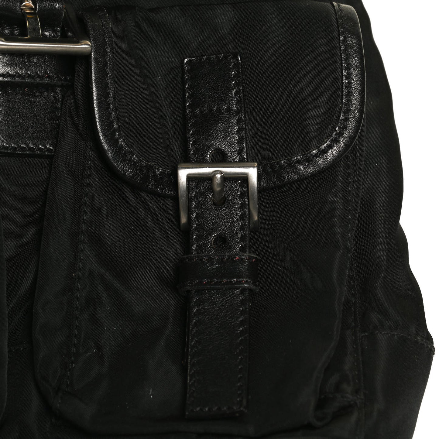 Tessuto Nylon Vitello Backpack Black