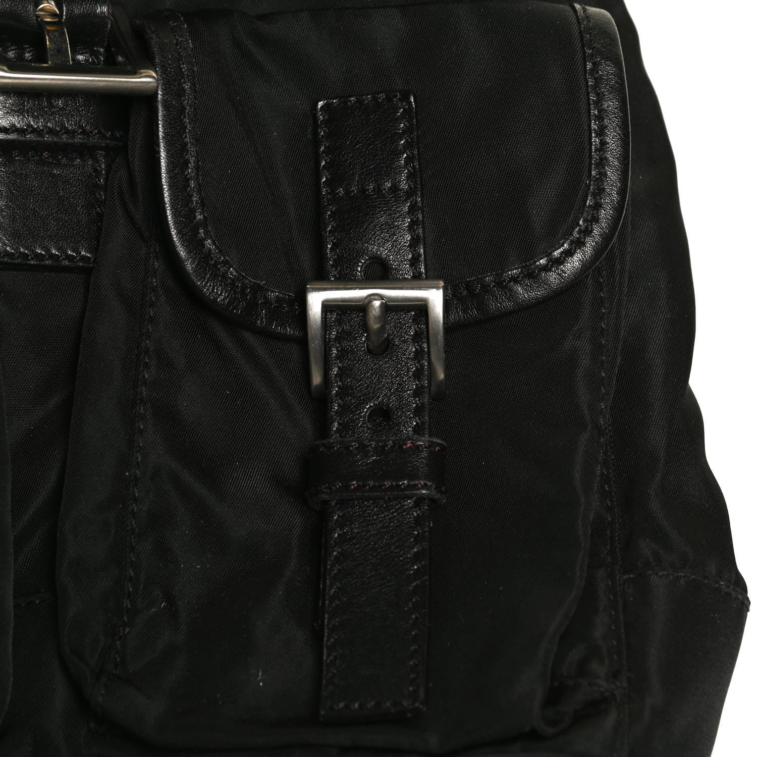 Prada Tessuto Nylon Vitello Backpack Black 16 of 16
