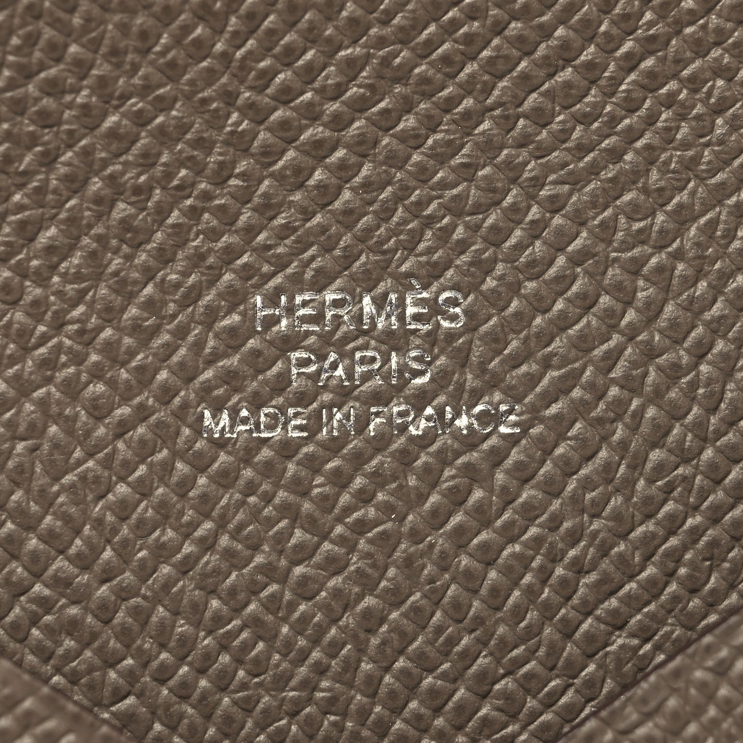 Epsom Calvi Card Case Etoupe